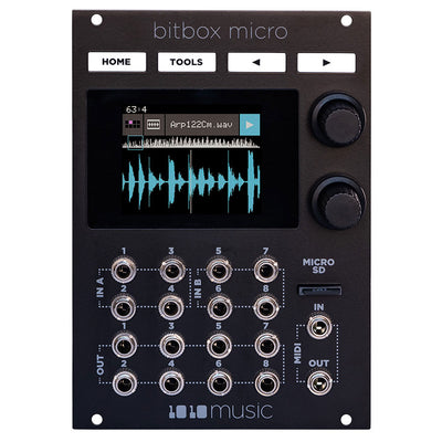 1010 Music Bitbox Micro Compact Sampling Module - Black
