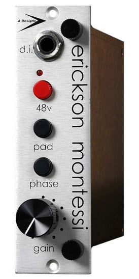 A Designs Audio EM-Silver 500 Series Microphone Preamp/DI