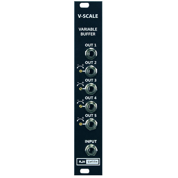 AJH Synth V-Scale Variable Precision Buffer - Black (Demo Deal)