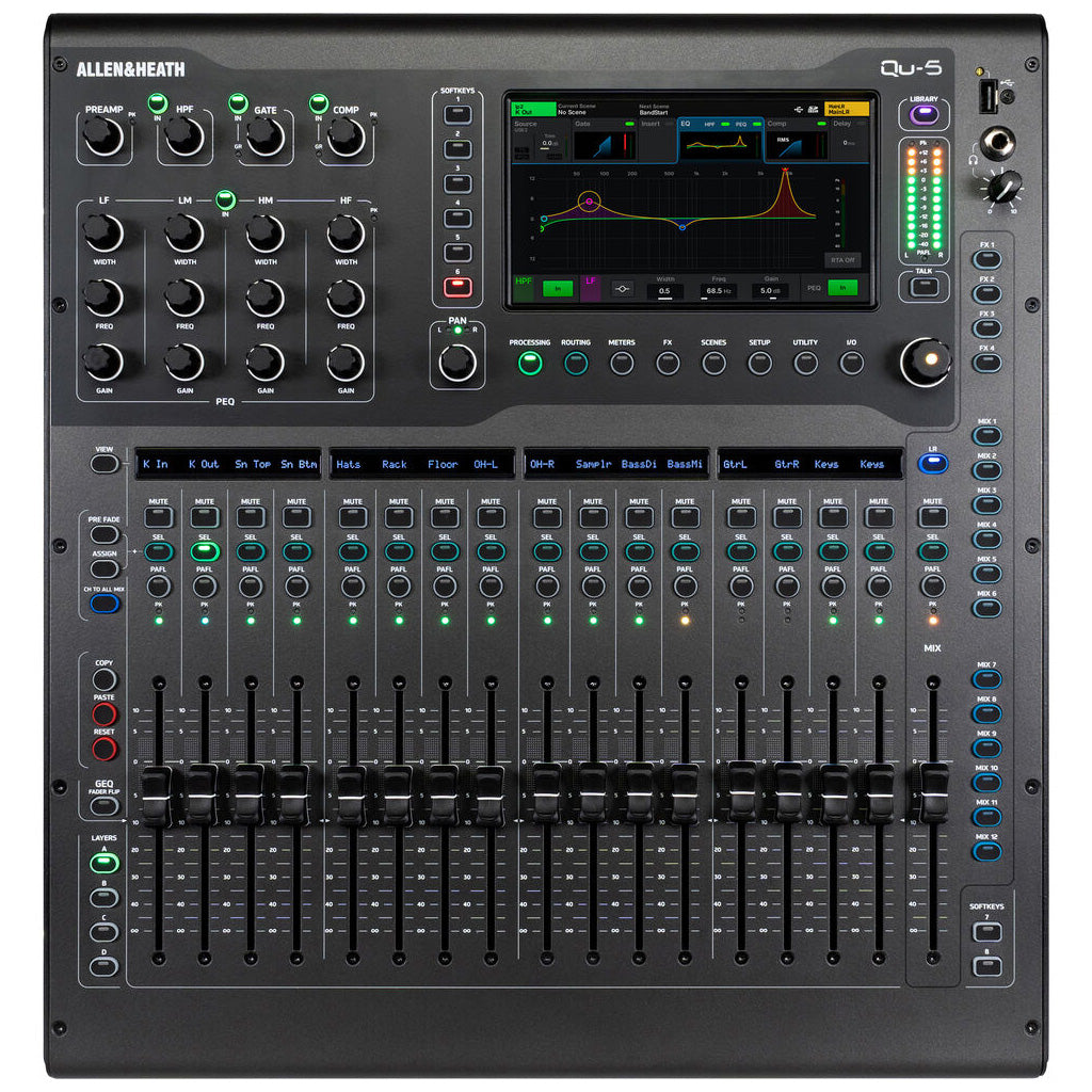 Allen & Heath Qu-5 38-in/24-out Digital Mixer