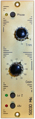 AML 5003D 500 Series Microphone Preamp