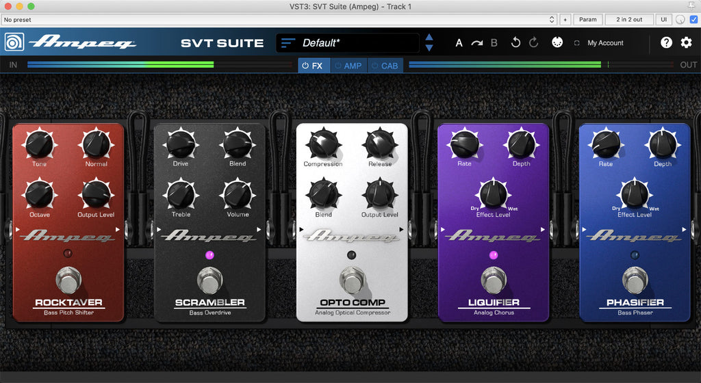 Ampeg SVT Suite Bass Amplifier Plug-in - Electronic Delivery