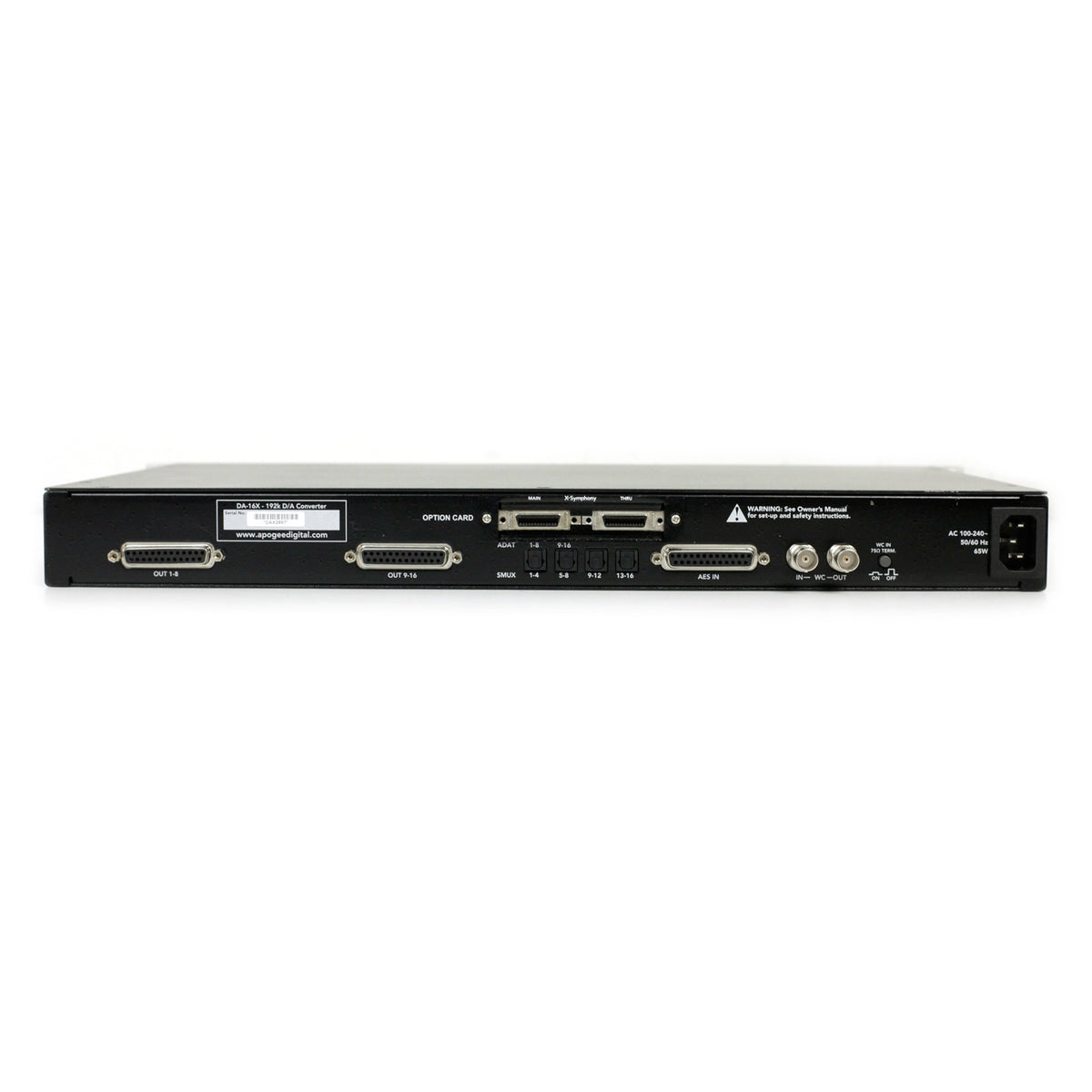 Apogee DA-16X #ADX2897 (Used)