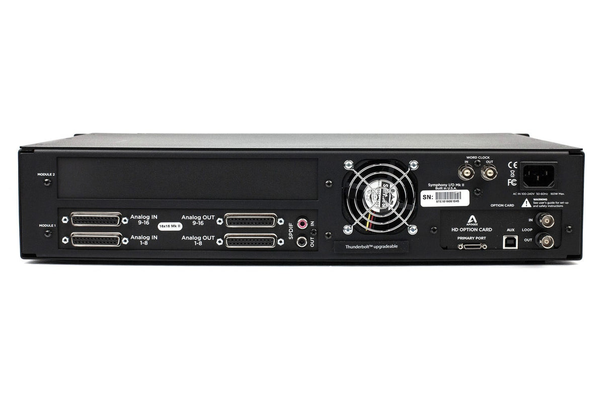 Apogee Symphony I/O 16x16 MKII Analog #STE1016061045 (Used)