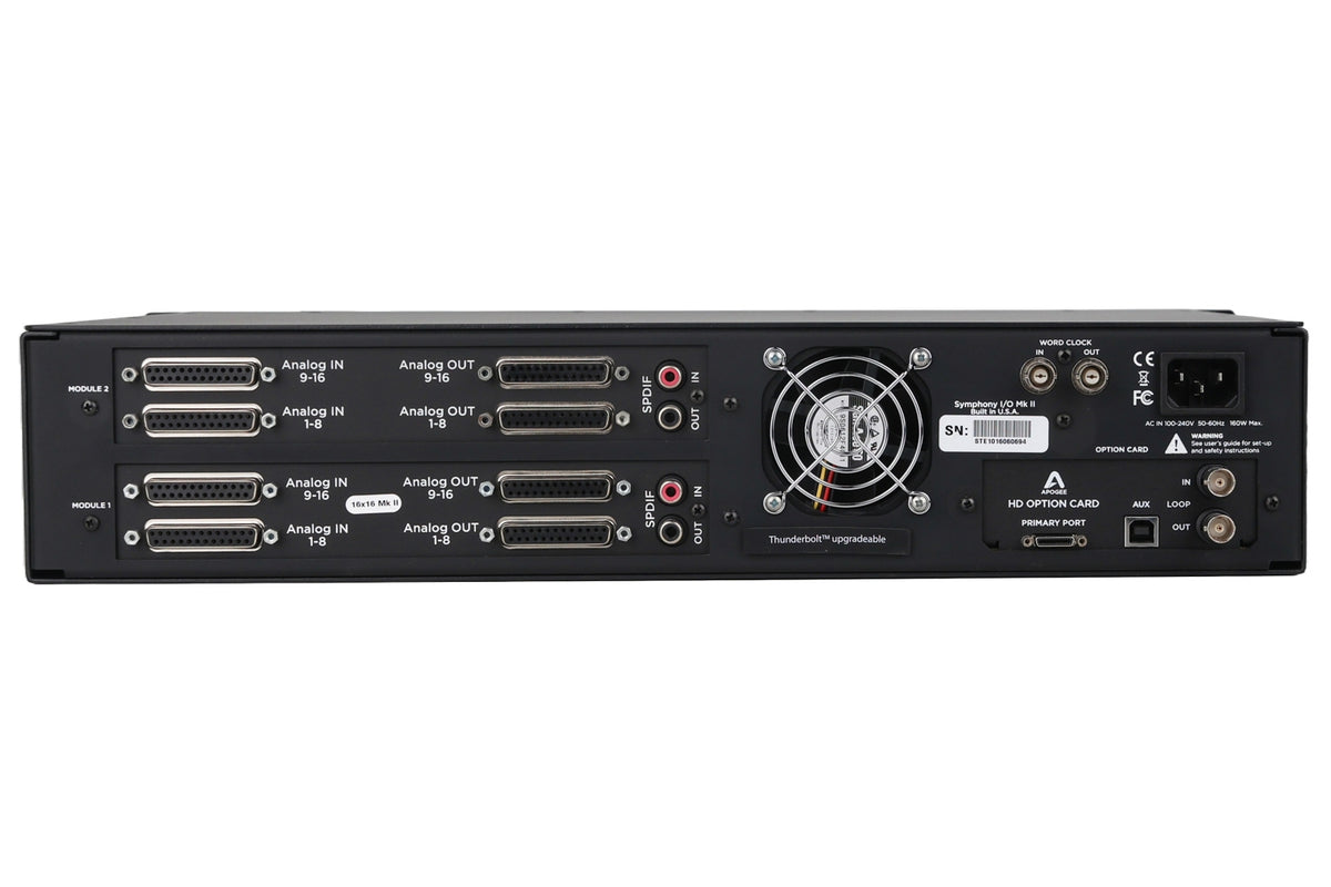 Apogee Symphony I/O MKII Pro Tools HD Interface with 32 Analog In/32 Analog Out #STE101606094 (Used)