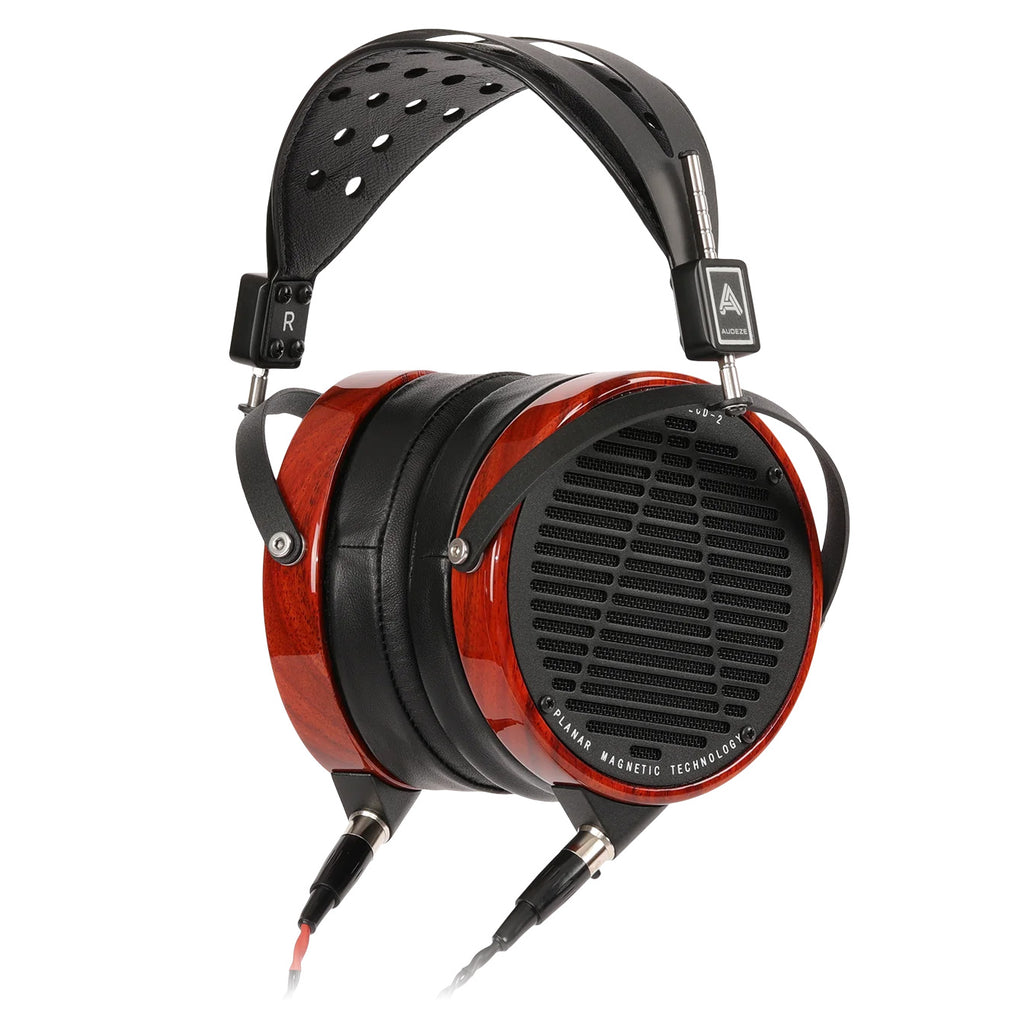 Audeze LCD-2 Open-Back Headphones with Padauk Rings, Leather Earpads, and Case