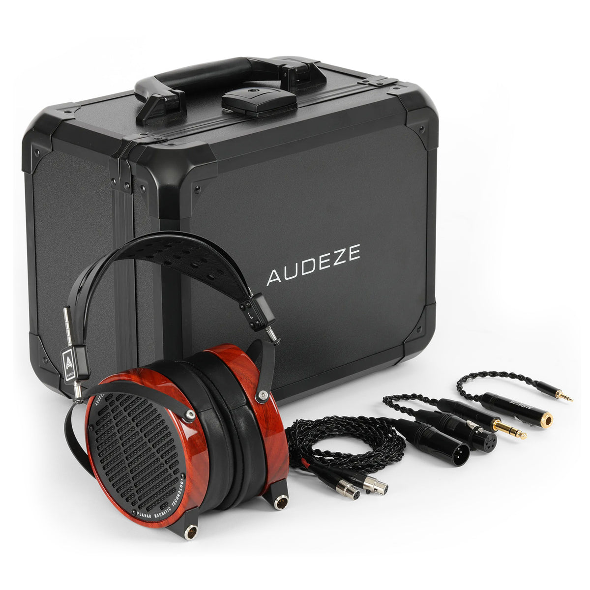 Audeze LCD-2 Open-Back Headphones with Padauk Rings, Leather Earpads, and Case