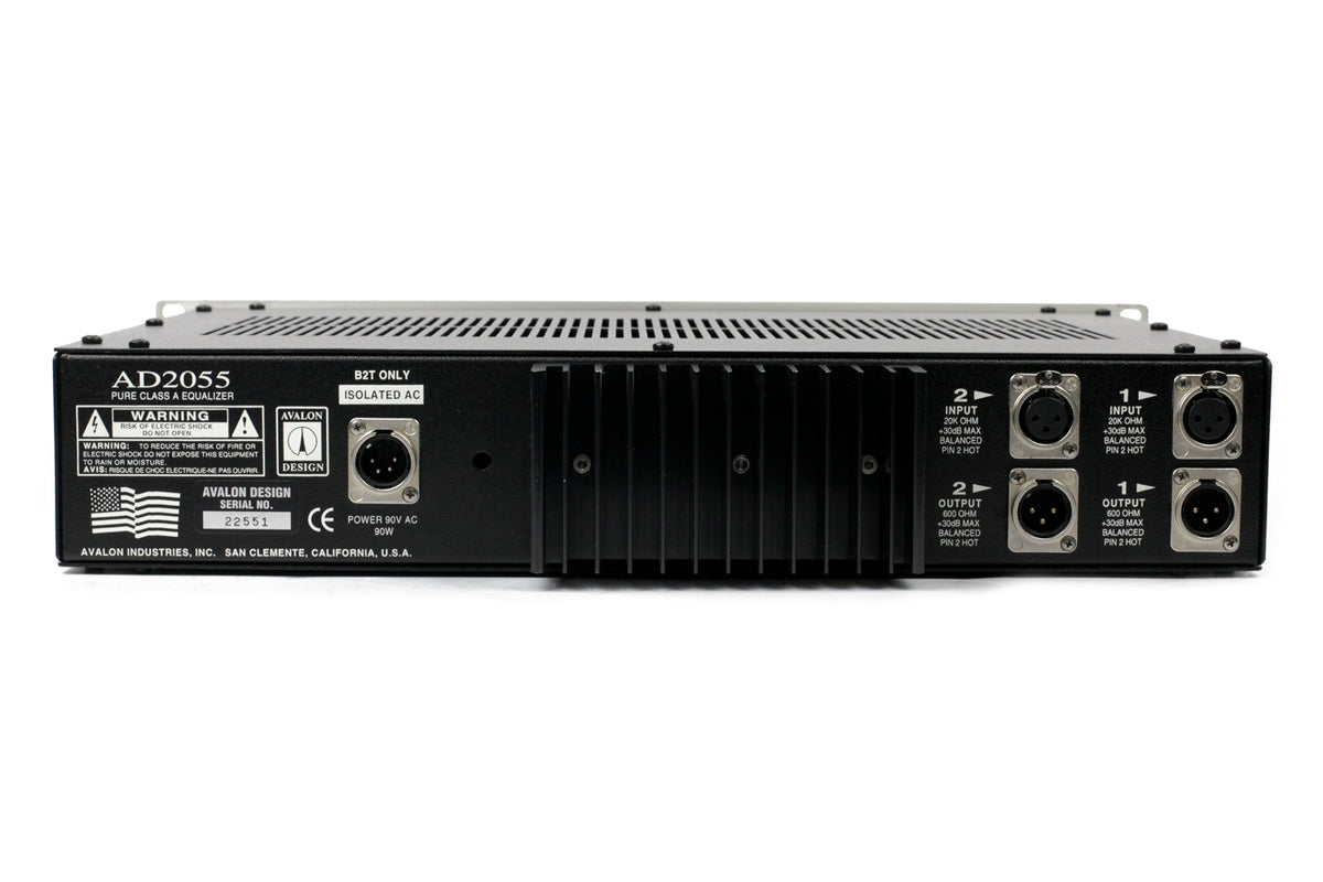 Avalon AD2055 Dual Mono Equalizer #22551 (Used)