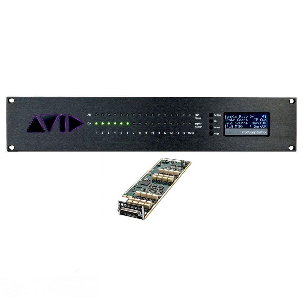 Avid MTRX Analog I/O Configuration