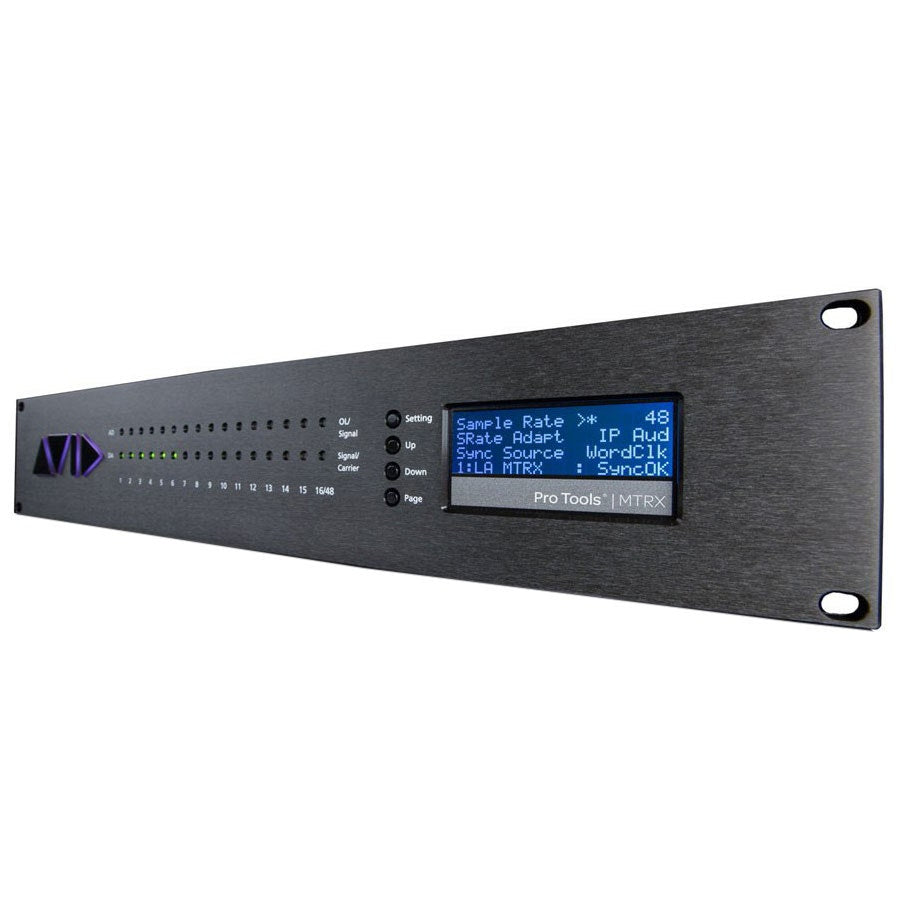 Avid MTRX Analog I/O Configuration