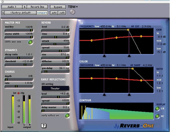 Avid Reverb One - TDM - Electronic Delivery