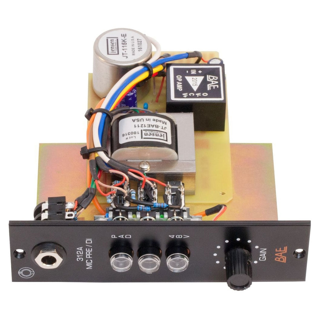BAE 312A 500 Series Mic Preamp/DI (Demo Deal)