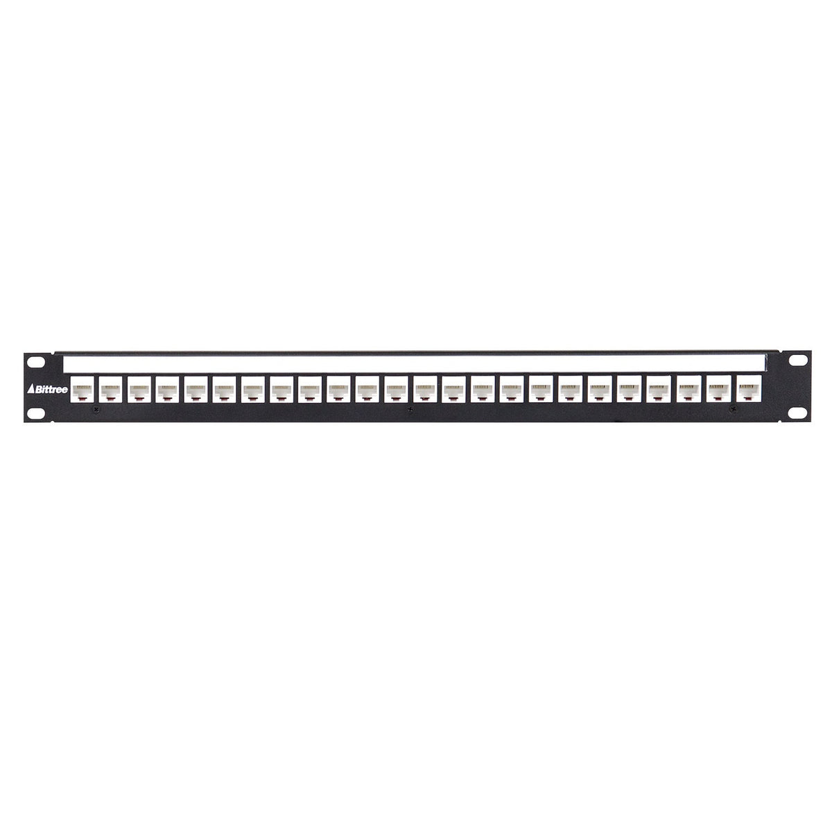 Bittree Flush-Mount Modular Keystone Panel CAT 6 Unshielded