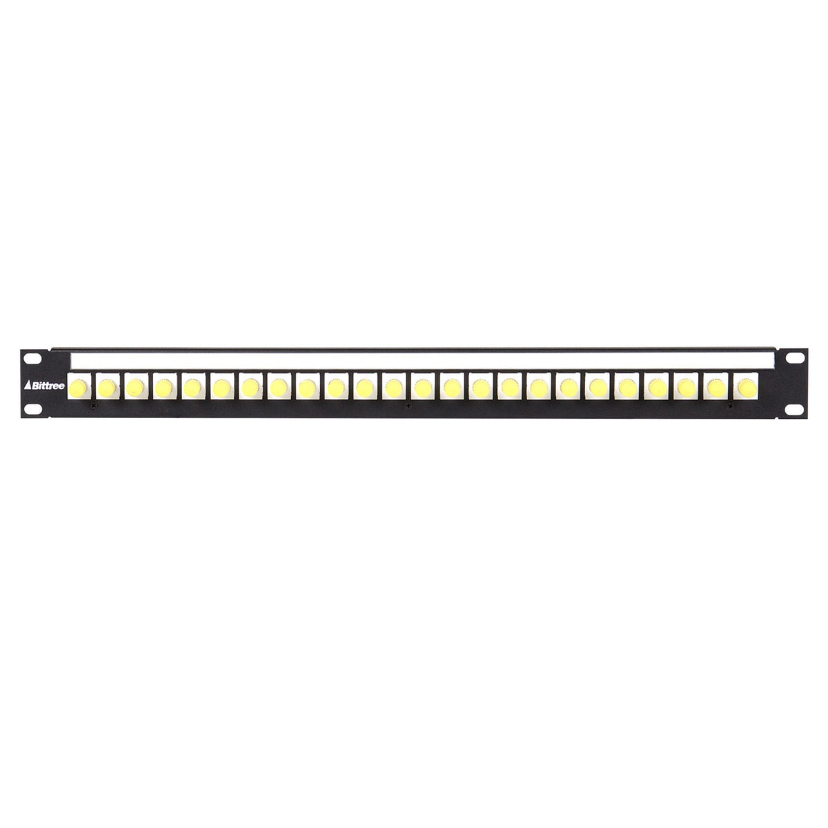 Bittree Flush-Mount Modular Keystone Panel Simplex ST