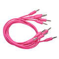 Black Market 10" 3.5mm Patch Cable 5-Pack  - Hot Pink (Demo Deal)