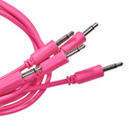 Black Market 10" 3.5mm Patch Cable 5-Pack  - Hot Pink (Demo Deal)