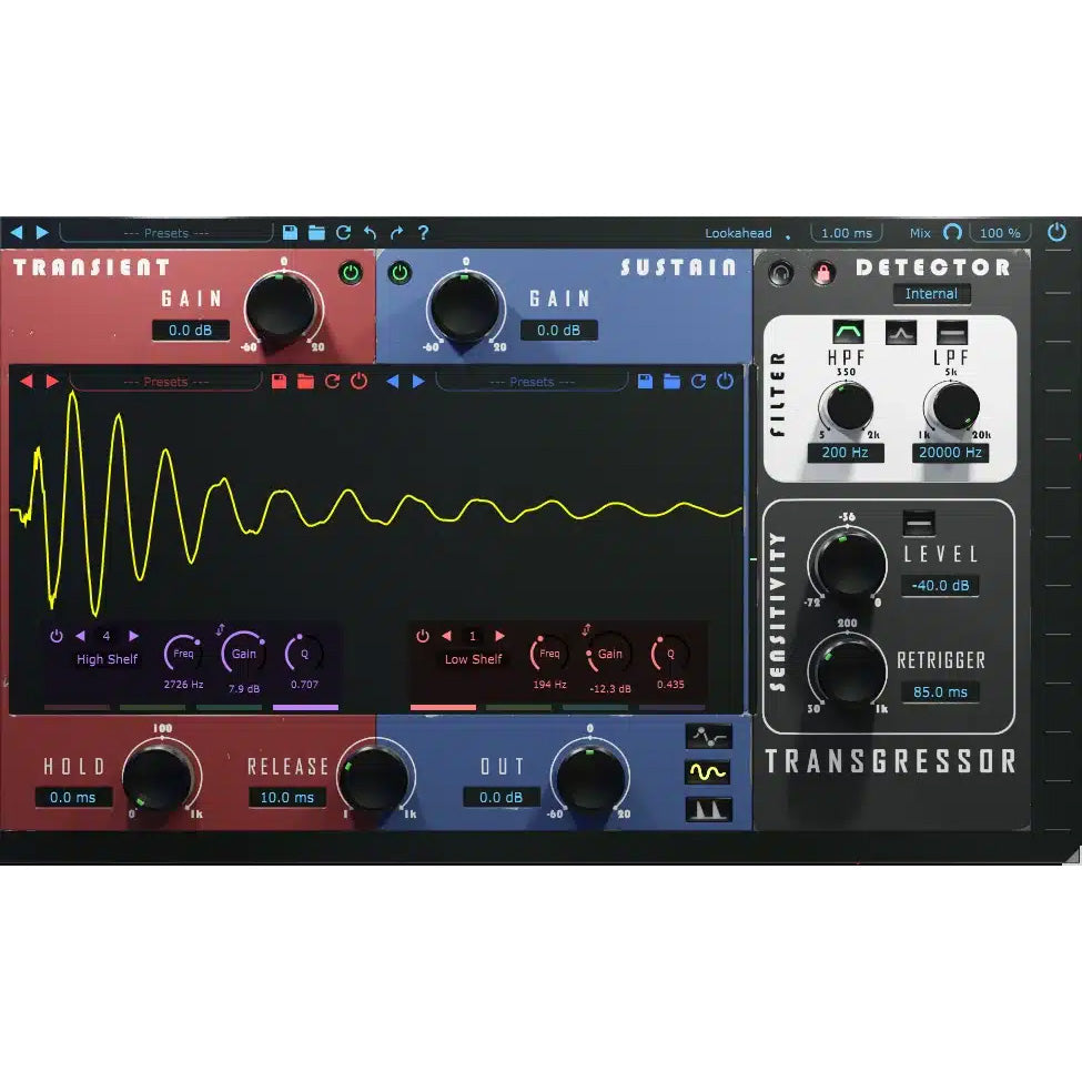 Boz Digital Transgressor 3 Transient Designer Plug-in - Electronic Delivery