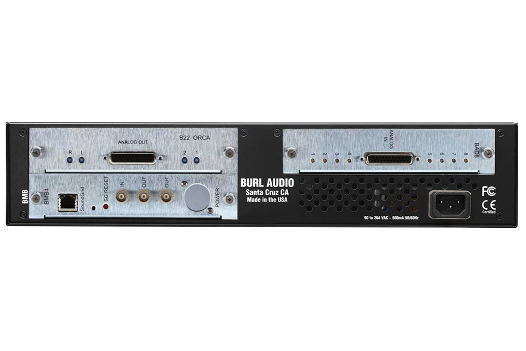 BURL Audio B16 Mothership with BMB4 SoundGrid Motherboard and BAD8, B22-ALPS Daughter Cards