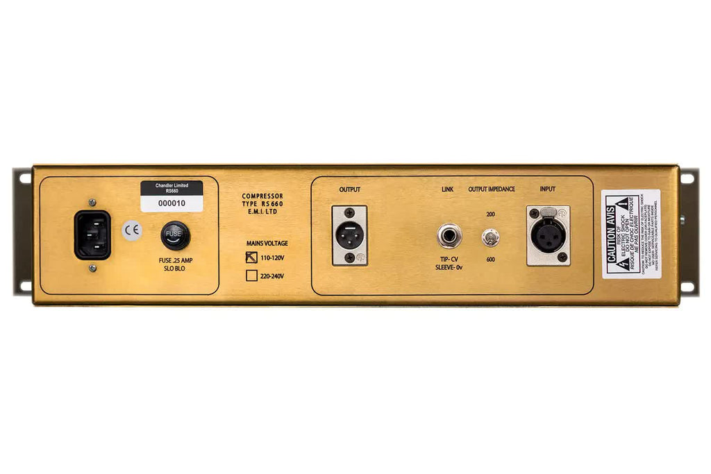 Chandler Limited RS660 Mono Tube Compressor with Stepped I/O Switches (Demo Deal)