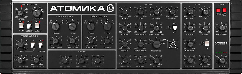 Cherry Audio Atomika Synthesizer - Electronic Delivery