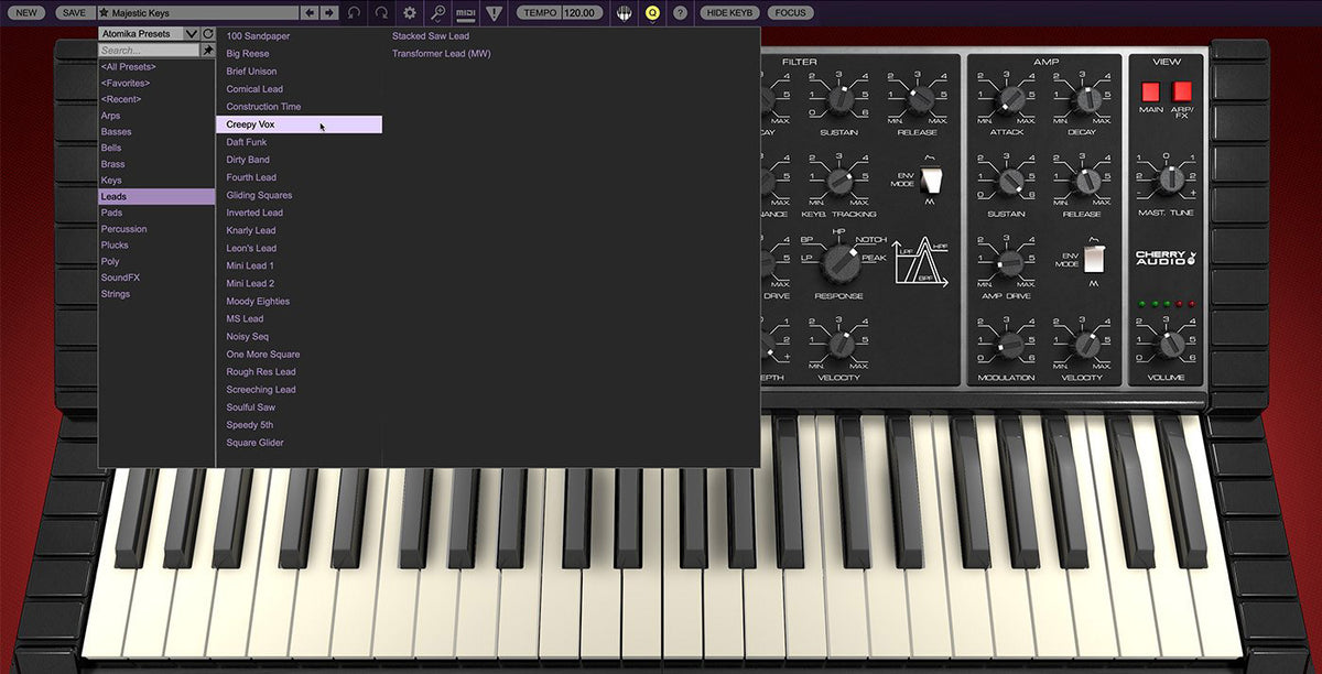 Cherry Audio Atomika Synthesizer - Electronic Delivery