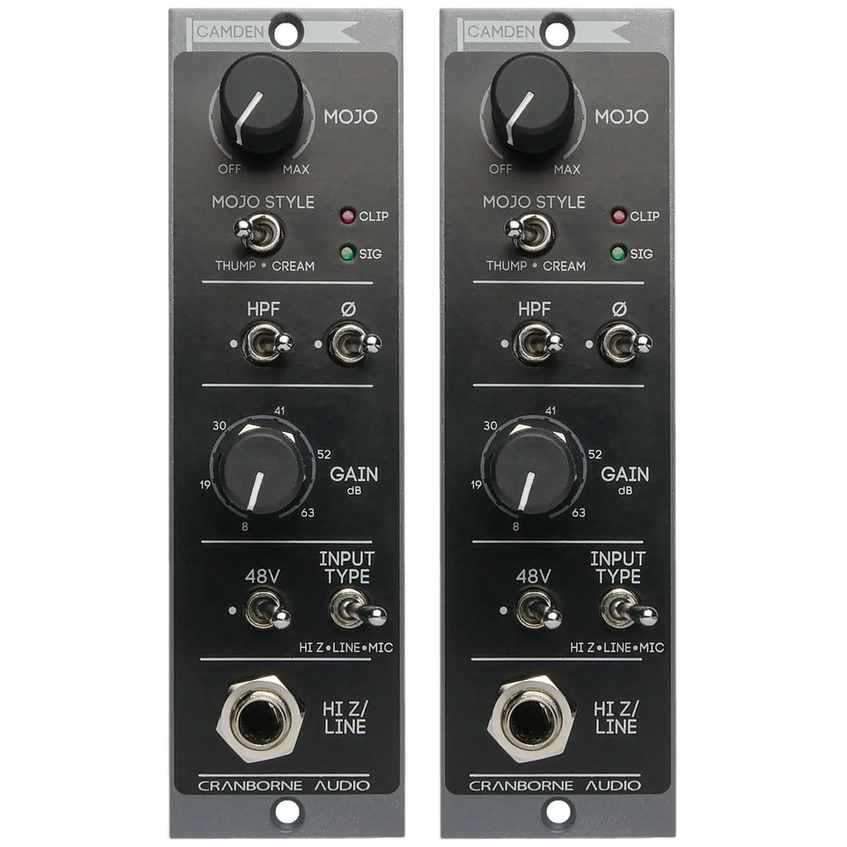 Cranborne Audio Camden 500 Series Microphone Preamp - Stereo Pair