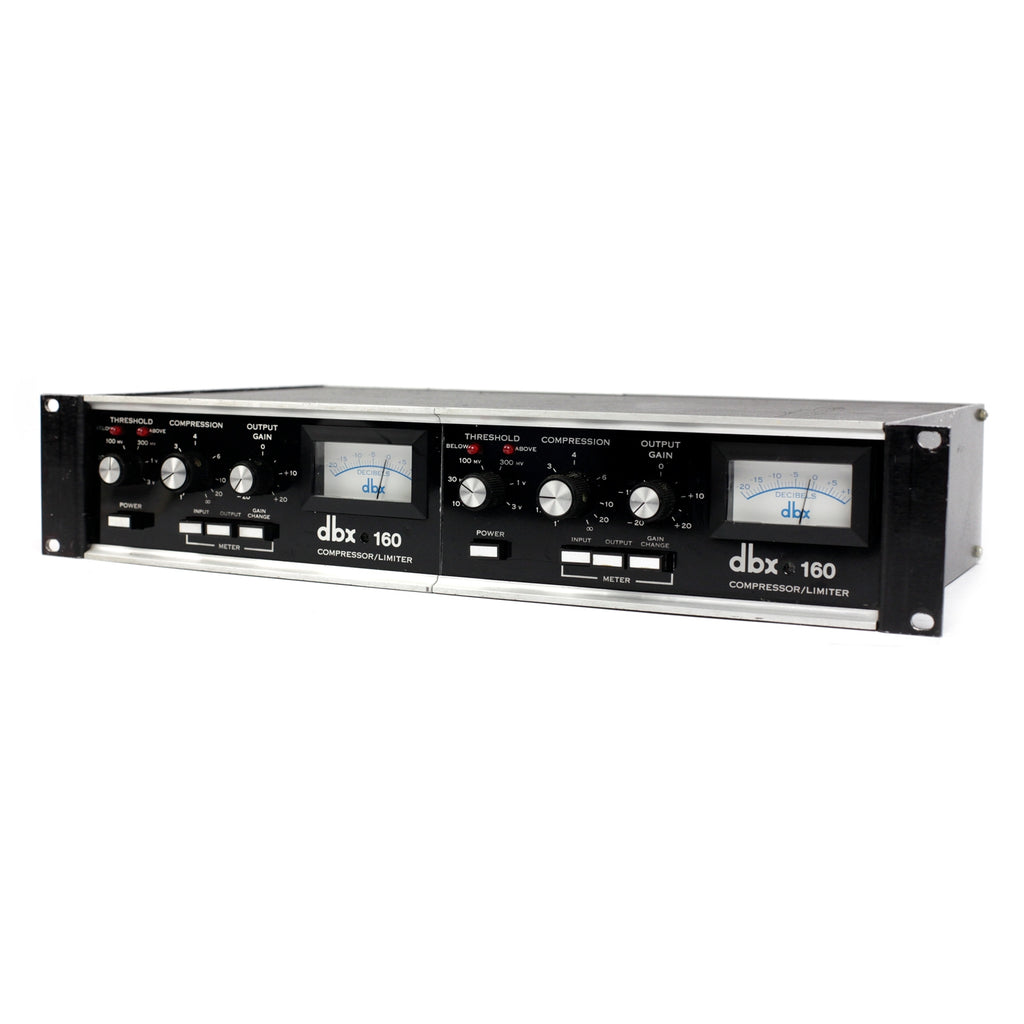 DBX 160 VU Compressor/Limiter Pair #4804/4784 (Vintage)