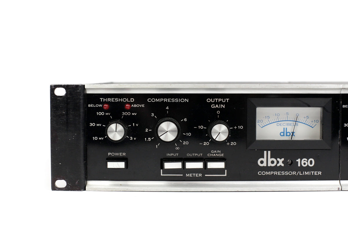 DBX 160 VU Compressor/Limiter Pair #4804/4784 (Vintage)