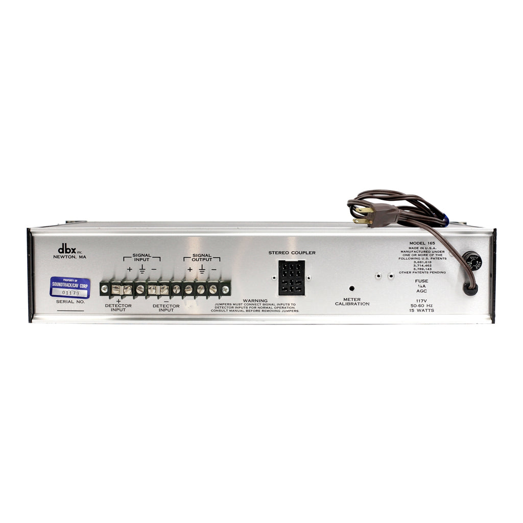 DBX 165 Compressor/Limiter #01179 (Vintage)