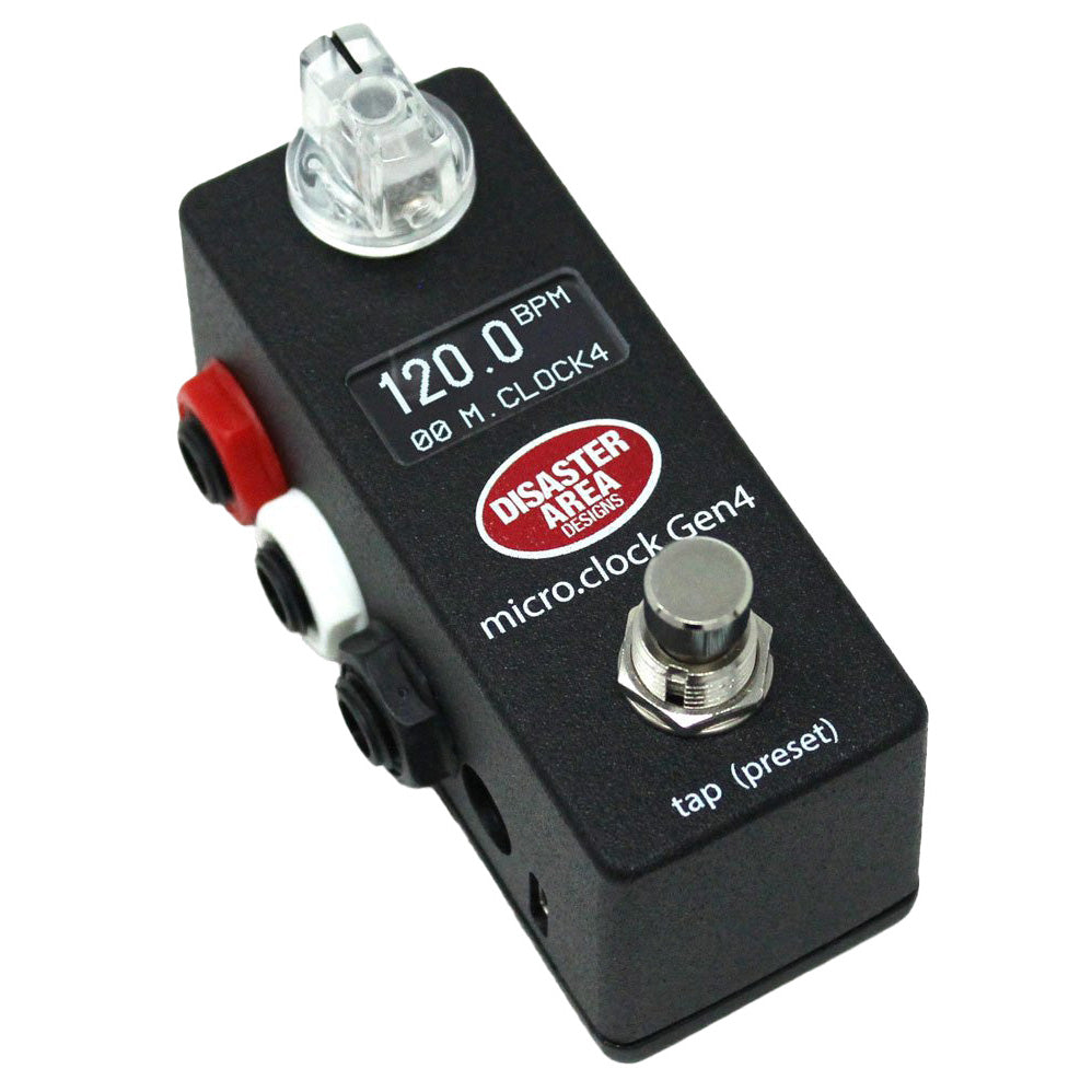 Disaster Area Designs micro.CLOCK Gen 4 MIDI Tap Tempo and Clock Source Pedal