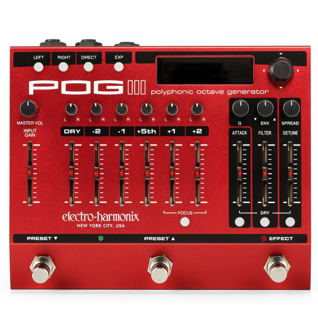 Electro-Harmonix POG3 Polyphonic Octave Generator Pedal