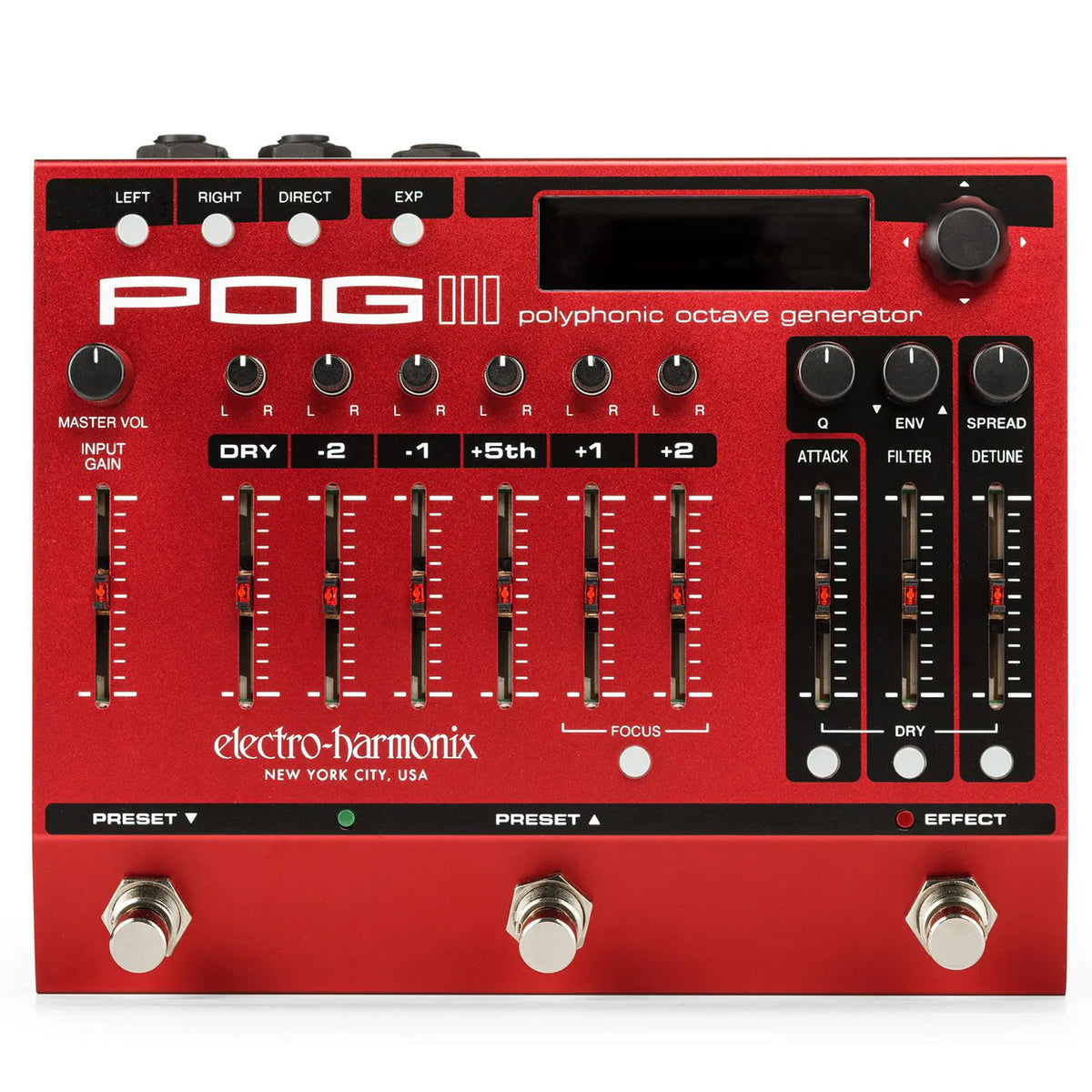 Electro-Harmonix POG3 Polyphonic Octave Generator Pedal