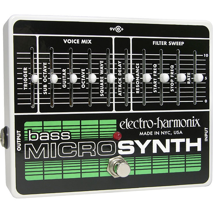 Electro-Harmonix Bass Micro Synthesizer Analog Microsynth Pedal