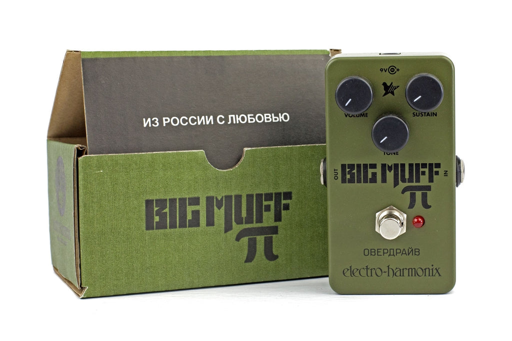 Electro-Harmonix Green Russian Big Muff Pi Fuzz/Distortion/Sustainer Pedal