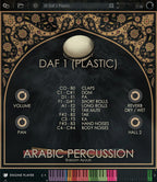 EngineAudio Arabic Percussion: Dufouf Virtual Instrument - Electronic Delivery