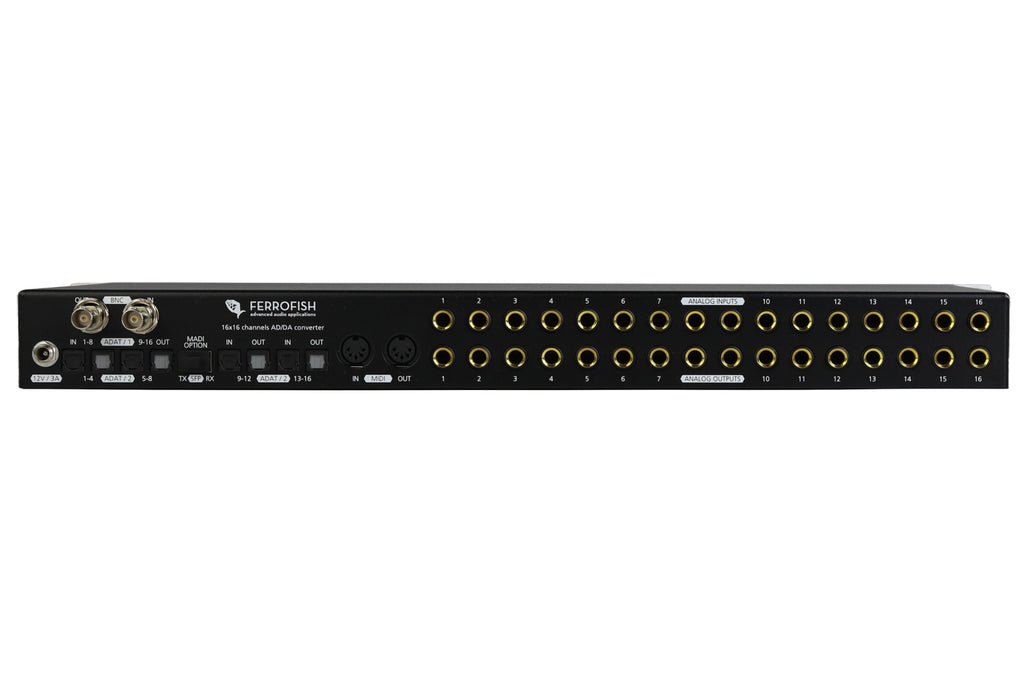 Ferrofish Pulse 16 16x16 AD/DA Converter with ADAT #393-147-648 (Used)