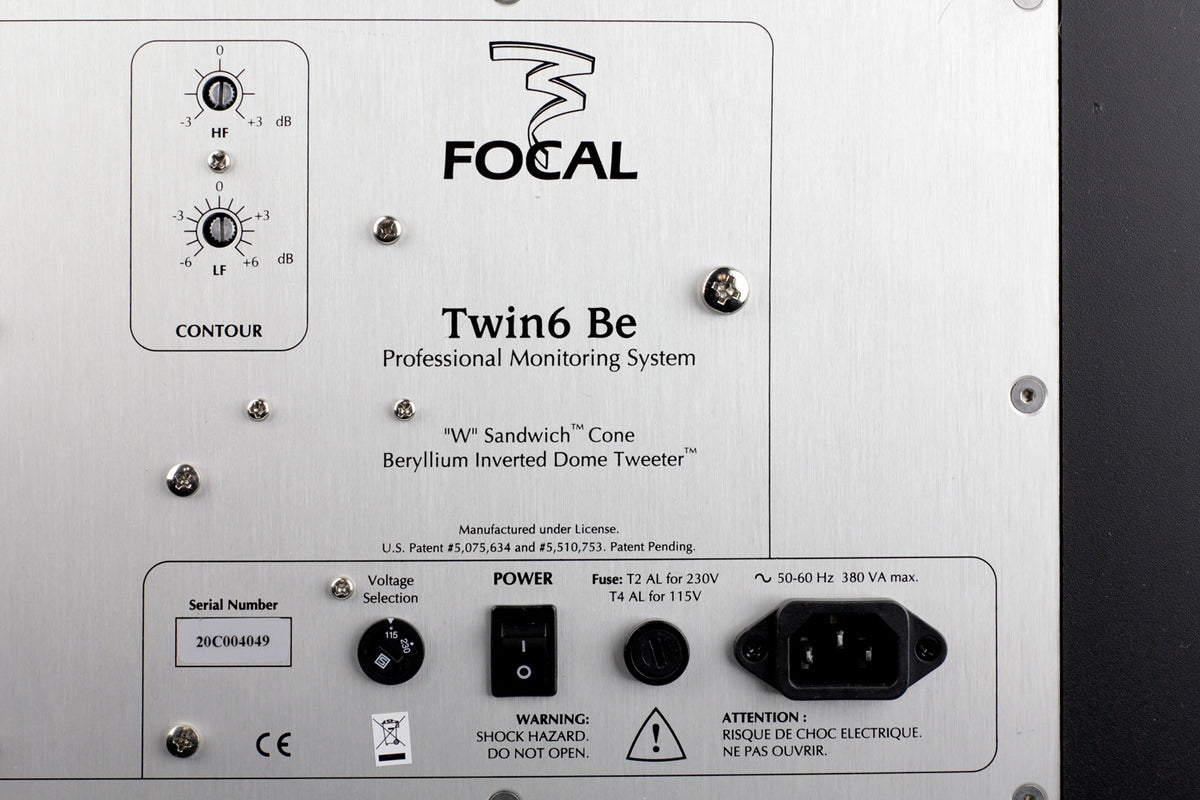 Focal Twin6 Be Active Monitor Pair #4049/4052 (Used)