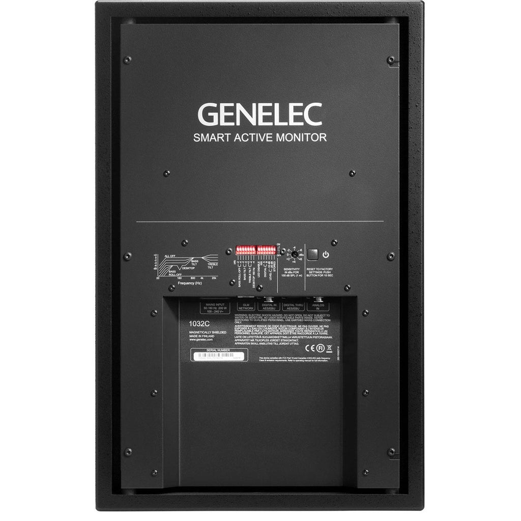 Genelec 1032C 2-Way Active Studio Monitor - Producer Gray, Single