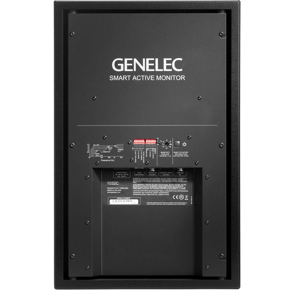 Genelec 1032C 2-Way Active Studio Monitor - Producer Gray, Single
