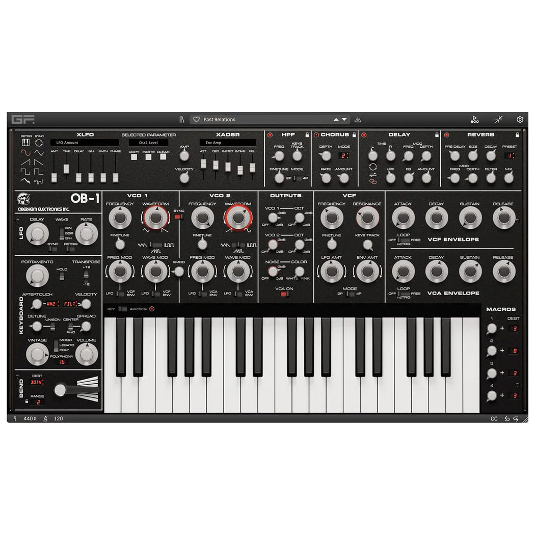 GForce Oberheim OB-1 Virtual Synthesizer - Electronic Delivery