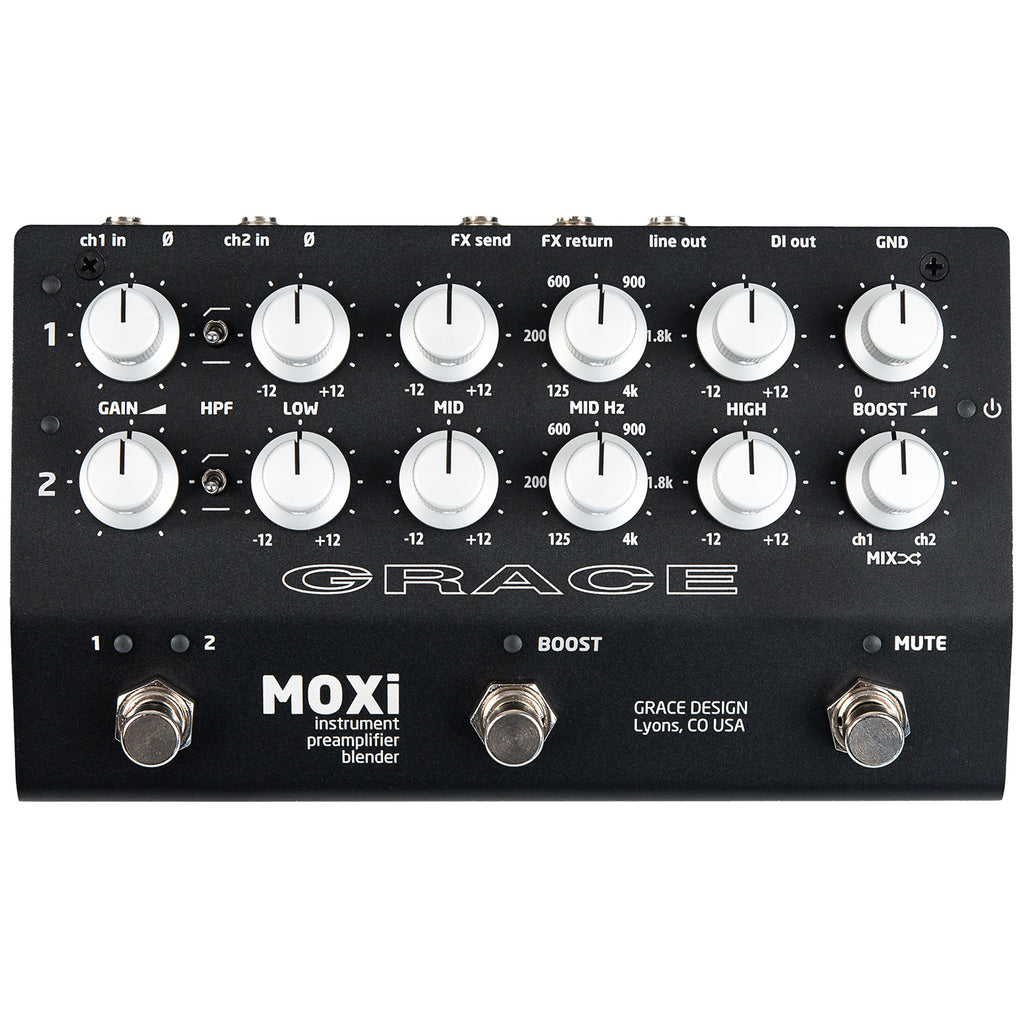 Grace Design MOXi 2-Channel Instrument Preamp, Blender, EQ, and DI
