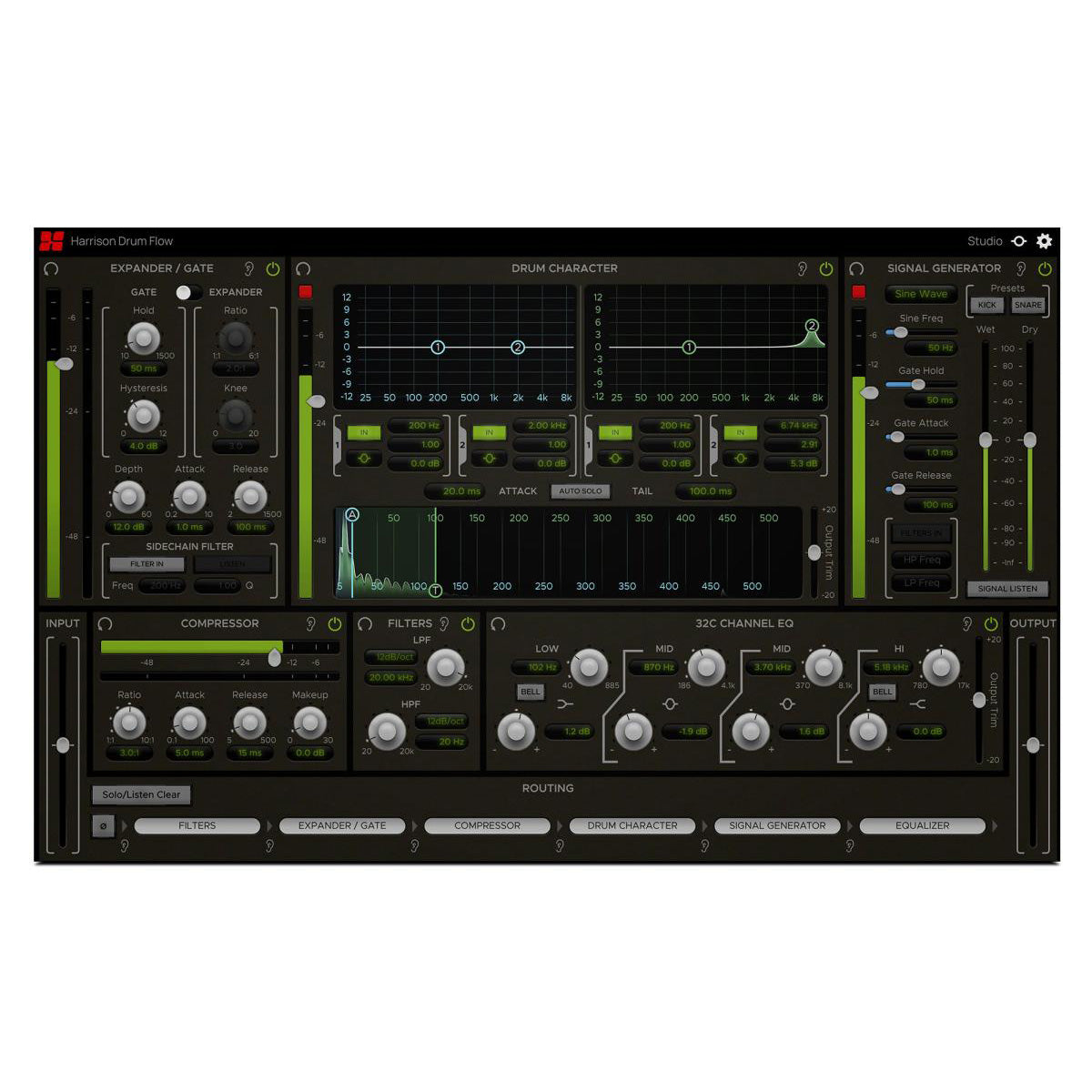 Harrison Audio Drum Flow Plug-in - Electronic Delivery