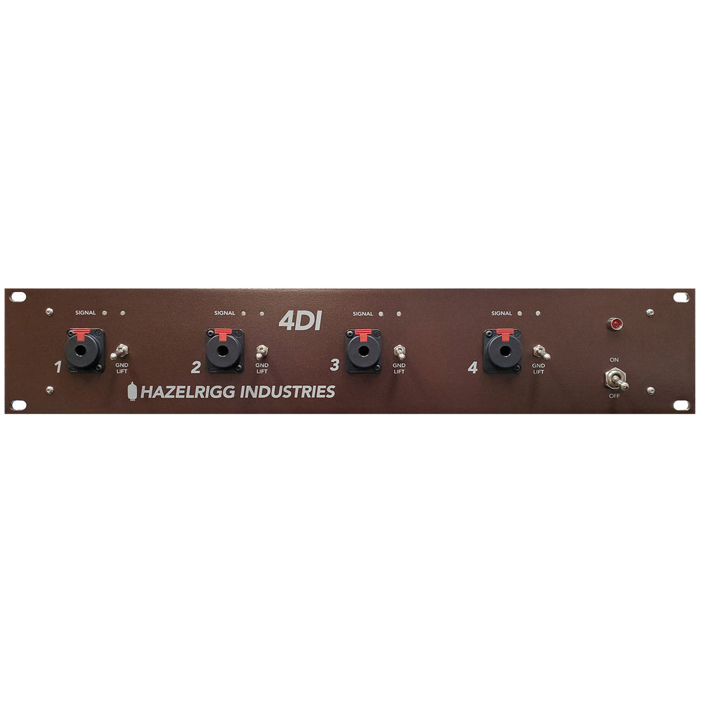 Hazelrigg Industries 4DI Four-Channel Vacuum Tube DI Box