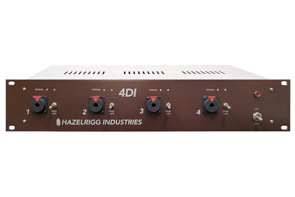 Hazelrigg Industries 4DI Four-Channel Vacuum Tube DI Box