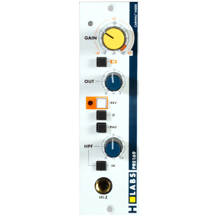 HLabs PRE169 500 Series Microphone Preamp