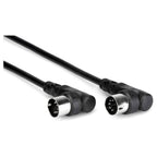Hosa MID-303RR Right-Angle MIDI Cable - 3'