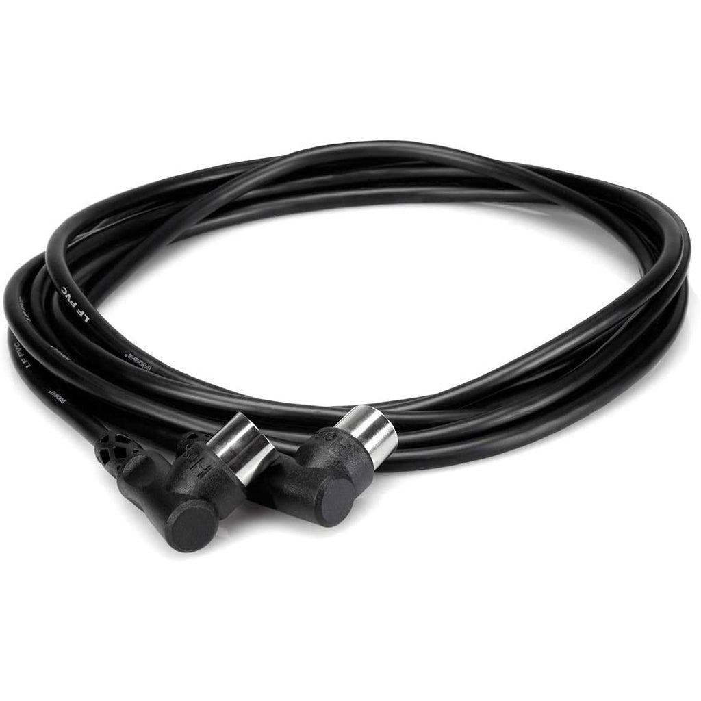 Hosa MID-310RR Right-Angle MIDI Cable - 10'