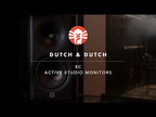 Dutch and Dutch 8c Active 2-Way Monitor - Single, White/Black