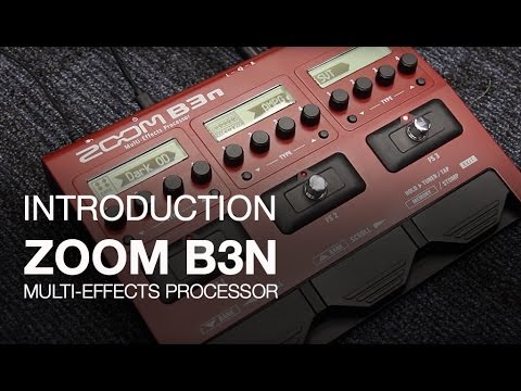Zoom B3n Multi-Effects Bass Pedal
