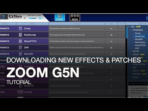Zoom G5n Multi-Effects Guitar Processor